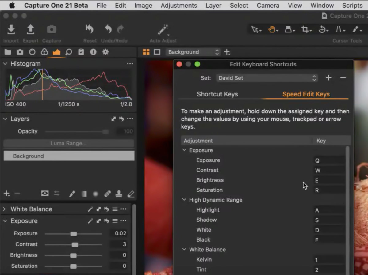 Capture One 21 Speed Edit