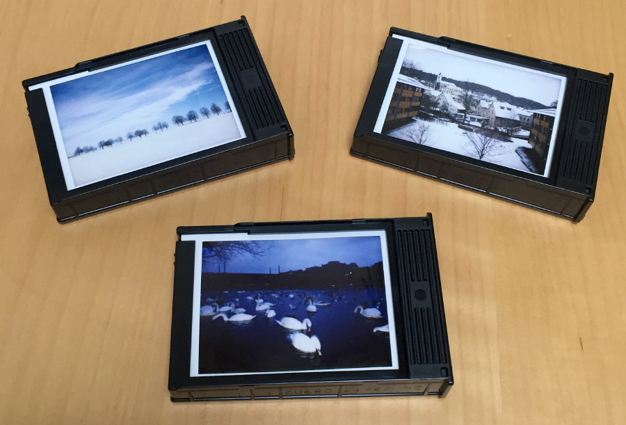 Krabičky od Instaxu jako pořadače