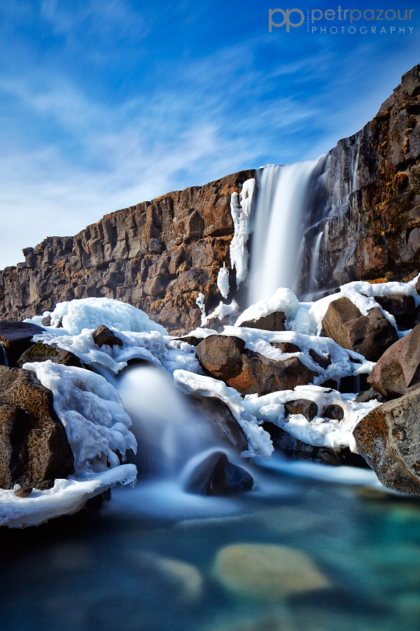 Vodopád Öxarárfoss