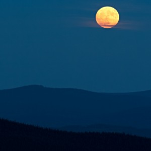 Měsíc nad Šumavou