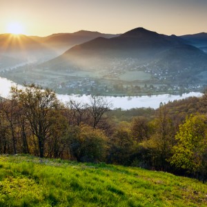 Svítání nad Labem Svítání nad Labem