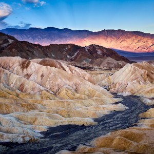 Zabriskie Point za svítání Zabriskie Point za svítání